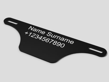 WOW Name Plate